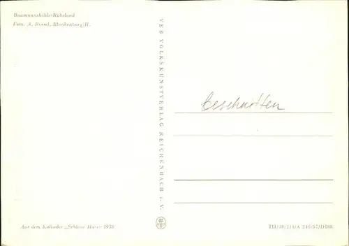 Hoehlen Caves Grottes Baumannshoehle Ruebeland Kalender Schoener Harz Kat. Berge