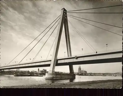 Bruecken Bauwerke Koeln am Rhein Severinsbruecke Kat. Bruecken