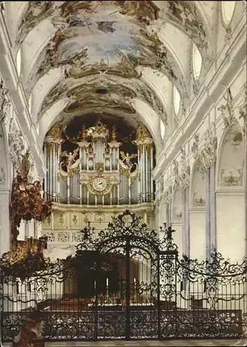 Kirchenorgel Amorbach Odenwald Abteikirche Kat. Musik