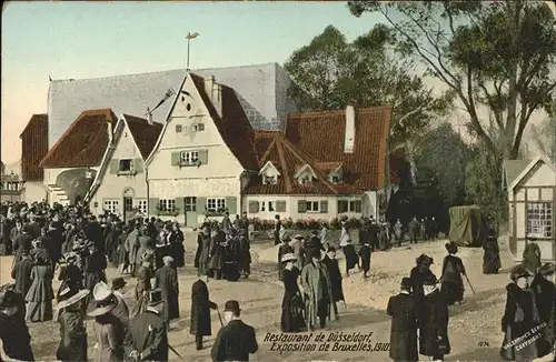 Exposition Bruxelles 1910 Restaurant de Duesseldorf / Expositions /