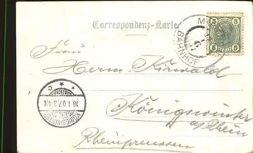 Verlag Braun Nr. 3072 Marienbad Ferdinandsbrunnen Kat. Verlage