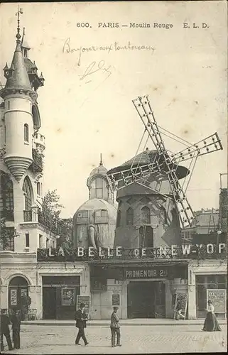 Muehlen Gebaeude Moulin Rouge Paris Kat. Gebaeude und Architektur