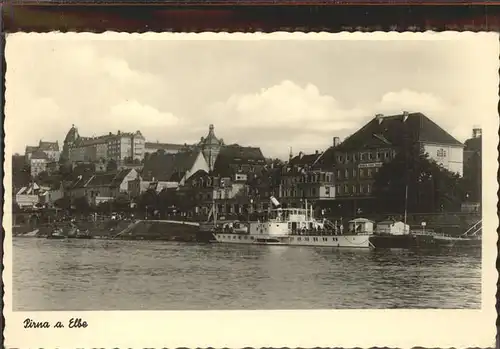 Dampfer Binnenschifffahrt Riesa Pirna an der Elbe Kat. Schiffe