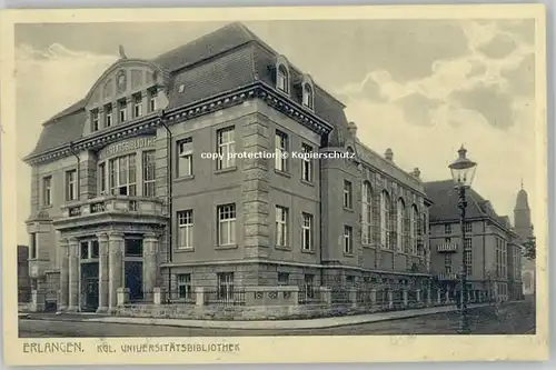 Bibliothek = Library Erlangen Universitaetsbibliothek * 1920
