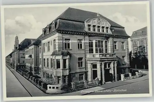 Bibliothek = Library Erlangen Universitaetsbibliothek * 1940