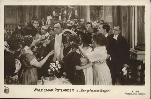 Verlag Photochemie Nr. Waldemar Psylander Der gefesselte Sieger K 1915 / Kino und Film /