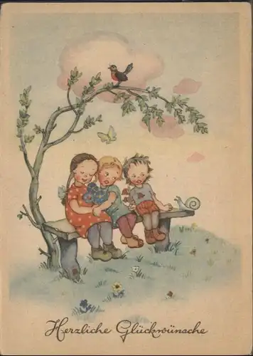 Glueckwunsch Kinder Kuenstler Lilly Schott / Greetings /