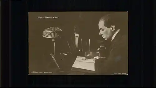 Schauspieler Albert Bassermann 3042 / Kino und Film /