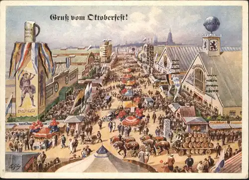 Oktoberfest Muenchen Nr. 52 / Feiern und Feste /