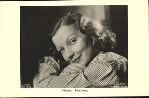 Verlag Ross Nr. Kirsten Heiberg A 3373/2 / Kino und Film /