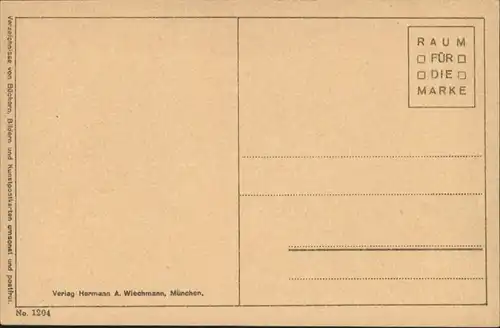 Kuenstlerkarte Volborth Koenigstochter Elster / Kuenstlerkarte /