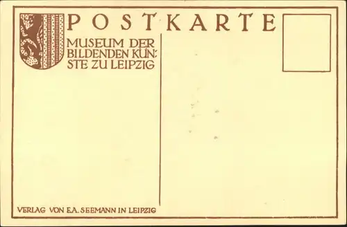 Kuenstlerkarte Otto Greiner / Kuenstlerkarte /