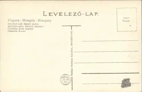 Trachten Ungarn Bauern Mezoekoevesder / Trachten /