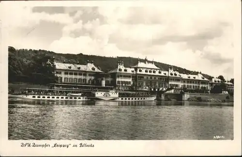 Dampfer Seitenrad Leipzig Pillnitz / Schiffe /