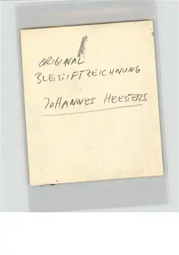 Schauspieler Johannes Heesters Original Bleistiftzeichnung / Kino und Film /