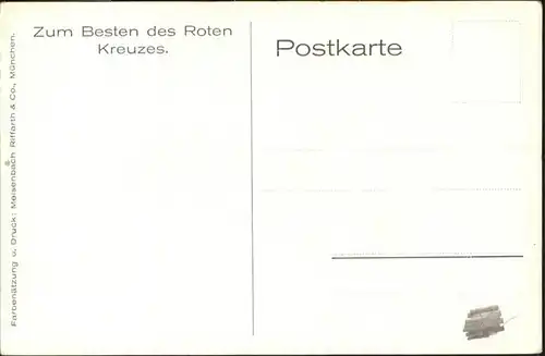 Gebete Kind Maedchen Puppe Kuenstler A. v. Dahmen Rotes-Kreuz / Religion /