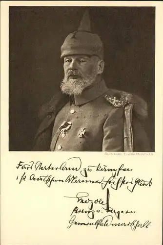 Marschall Vinzenz Feldmarschall Pickelhaube Rotes-Kreuz / Kuenstlerkarte /