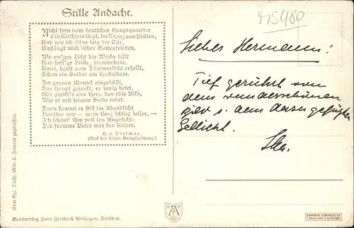 Wilhelm II Stille Andacht / Persoenlichkeiten /