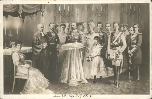 Wilhelm II Adel Preussen Taufe Kaiserin Auguste Viktoria / Persoenlichkeiten /