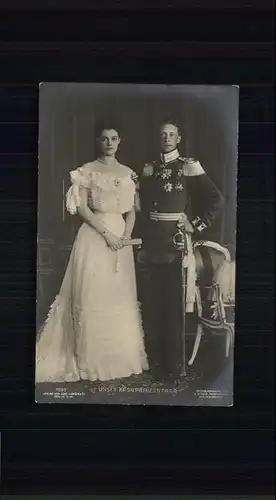 Adel Preussen Kronprinz Friedrich Wilhelm Kronprinzessin Cecilie / Koenigshaeuser /