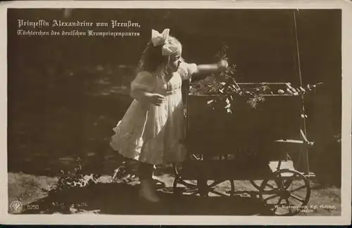 Adel Preussen Prinzessin Alexandrine  / Koenigshaeuser /