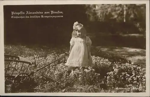 Adel Preussen Prinzessin Alexandrine  / Koenigshaeuser /