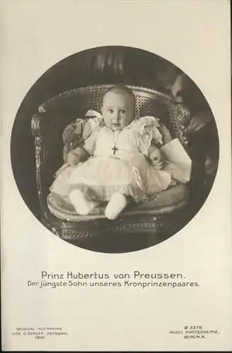 Adel Preussen Prinz Hubertus / Koenigshaeuser /