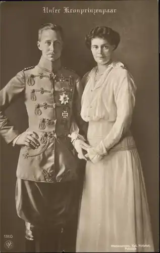 Adel Preussen Kronprinz Friedrich Wilhelm Kronprinzessin Cecilie  / Koenigshaeuser /