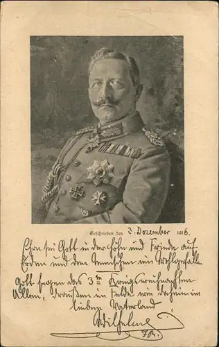 Wilhelm II  / Persoenlichkeiten /