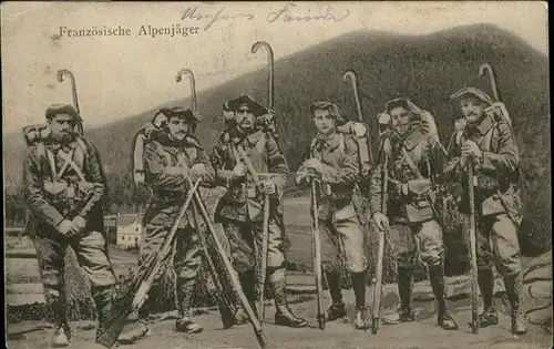 Jagd Franzoesische Alpenjaeger Gewehre / Sport /