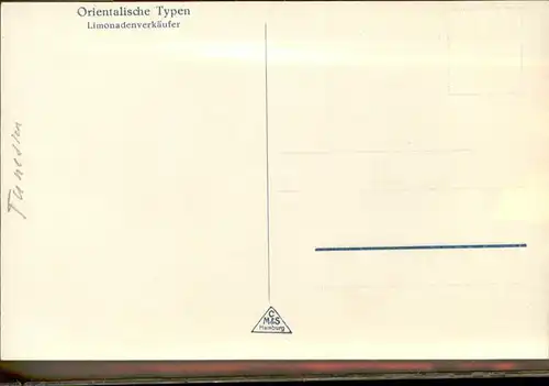 Typen Orient Limonadenverkaeufer Tunesien / Typen /