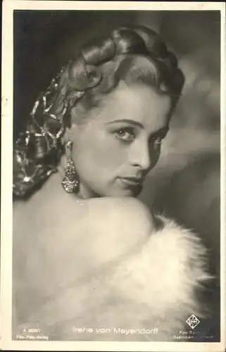 Schauspieler Irene von Meyendorff A 3836/1 / Kino und Film /