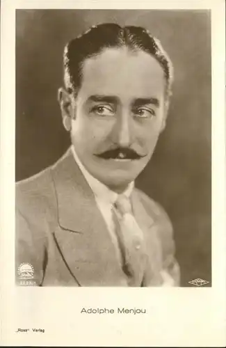 Verlag Ross Nr. Adolphe Menjou 2025/1 / Kino und Film /