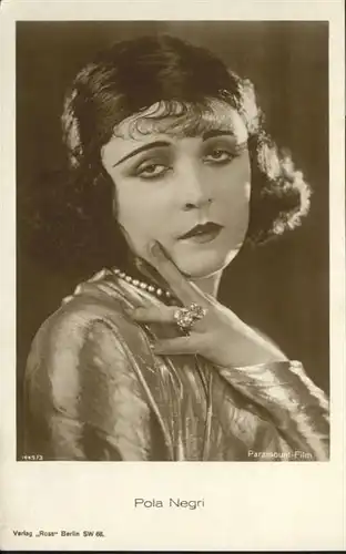 Verlag Ross Nr. Pola Negri 1445/3 / Kino und Film /