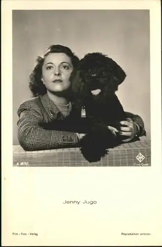 Verlag Film-Foto-Verlag Nr. Jenny Jugo A 3873/1 Hund / Kino und Film /