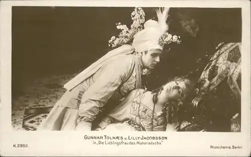 Verlag Photochemie Nr. Gunnar Tolnaes Lilly Jacobsson Die Lieblingsfrau des Maharadscha K 2992 / Kino und Film /