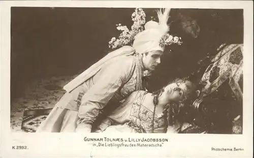 Verlag Photochemie Nr. Gunnar Tolnaes Lilly Jacobsson Die Lieblingsfrau des Maharadscha K 2992 / Kino und Film /