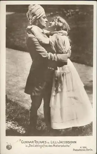 Verlag Photochemie Nr. Gunnar Tolnaes Die Lieblingsfrau des Maharadscha Lilli Jacobsohn  K 1919 / Kino und Film /