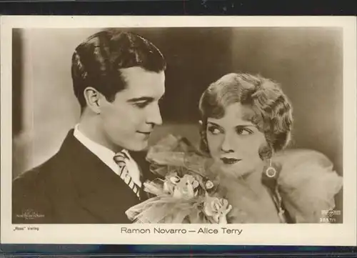 Verlag Ross Nr. Ramon Novarro Alice Terry 3057/1 / Kino und Film /