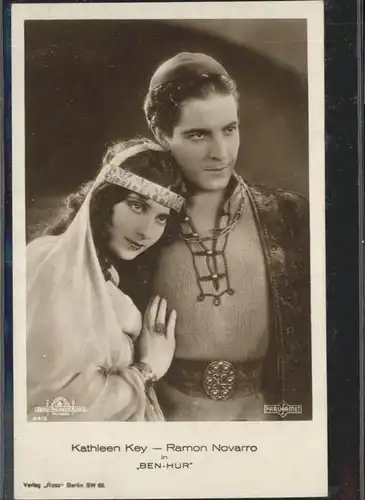 Verlag Ross Nr. Kathleen Key Ramon Novarro Ben-Hur / Kino und Film /