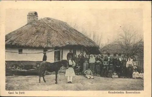 Balkan Rumaenien Bauernhaus Pferd / Regionales /