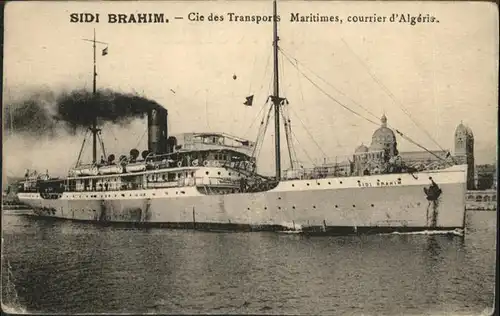 Dampfer Binnenschifffahrt Sidi Brahim  / Schiffe /