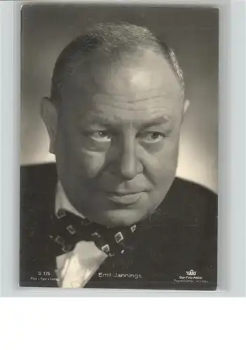 Verlag Film-Foto-Verlag Nr. Emil Jannings G 175 / Kino und Film /