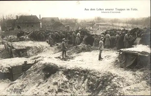 Soldatenleben Infanterie Unterstaende / Militaria /