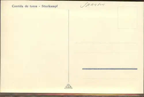Stierkampf Spanien Corrida de toros / Sport /