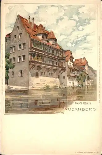 Mutter K. Nuernberg / Kuenstlerlitho /