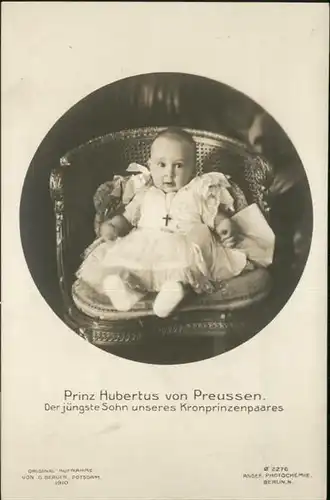 Adel Preussen Prinz Hubertus / Koenigshaeuser /