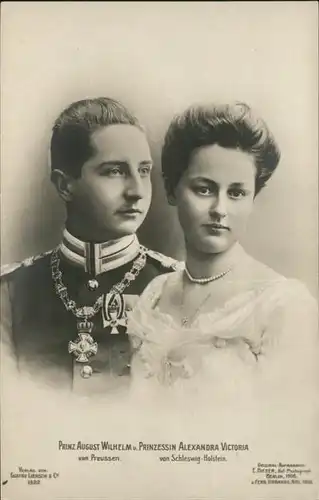 Adel Preussen Prinz August Wilhelm Prinzessin Alexandra Victoria / Koenigshaeuser /