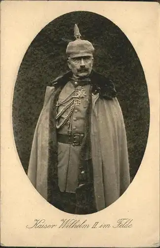 Wilhelm II Militaria Pickelhaube / Persoenlichkeiten /