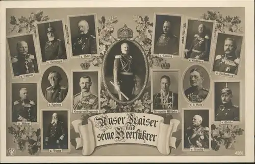 Wilhelm II Heerfuehrer / Persoenlichkeiten /